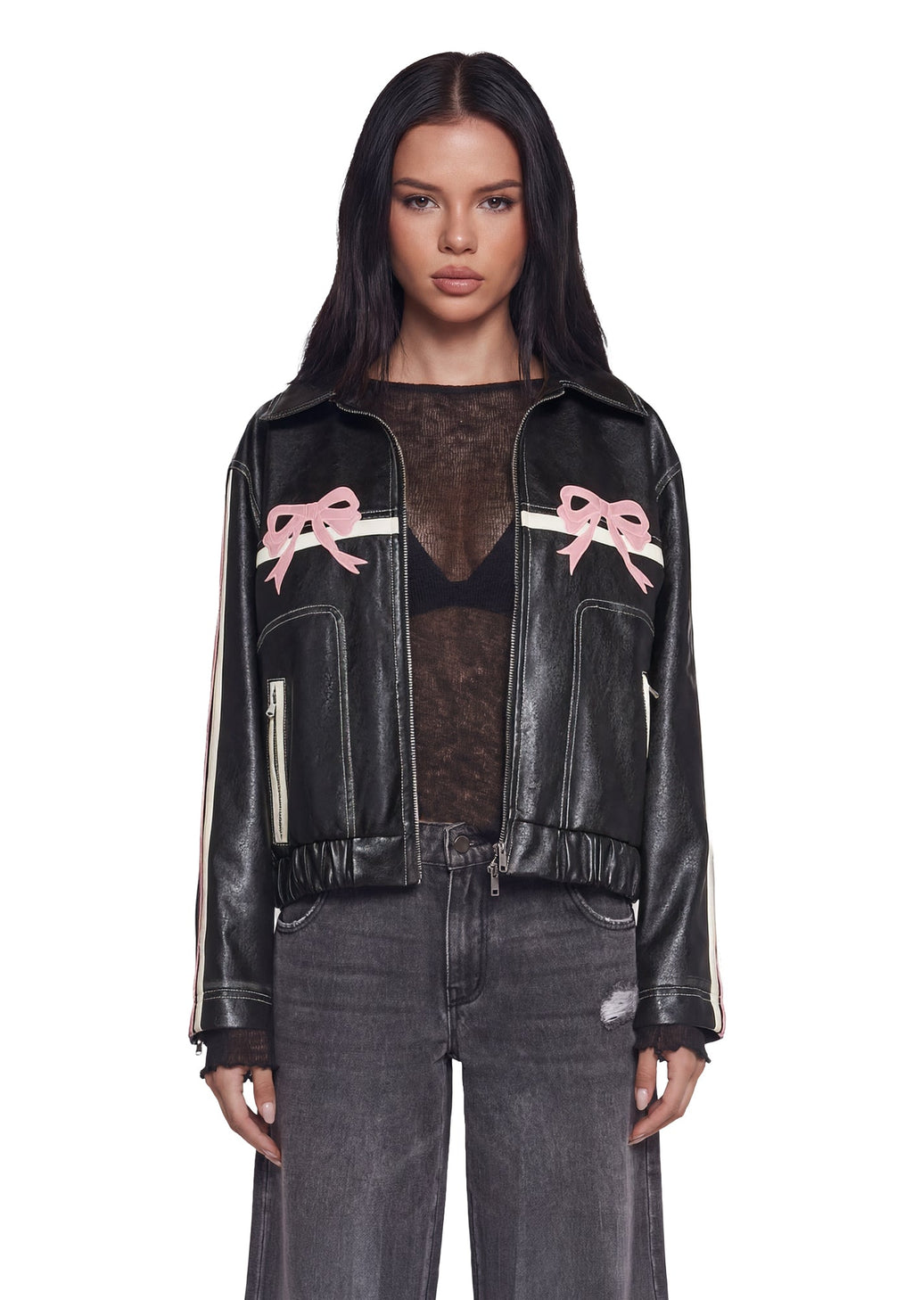 Tough Cutie Vegan Leather Jacket