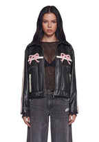 Tough Cutie Vegan Leather Jacket
