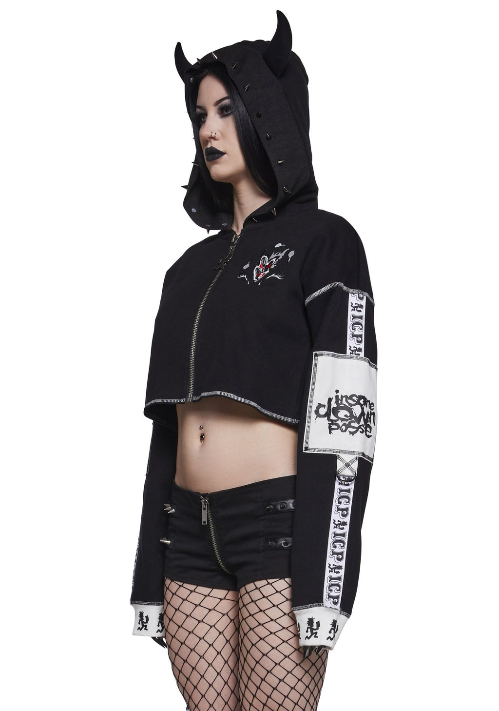 Boogie Woogie Wu Cropped Hoodie