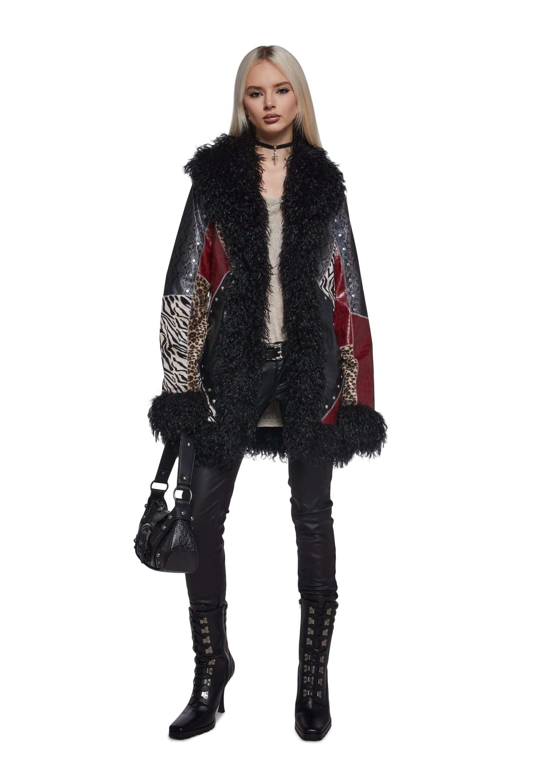 Savage Ways Patchwork Coat
