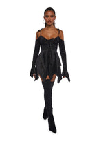 F is For Fairies® Handkerchief Dress – Glitter Velour
