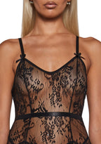 Midnight Kiss Lace Babydoll