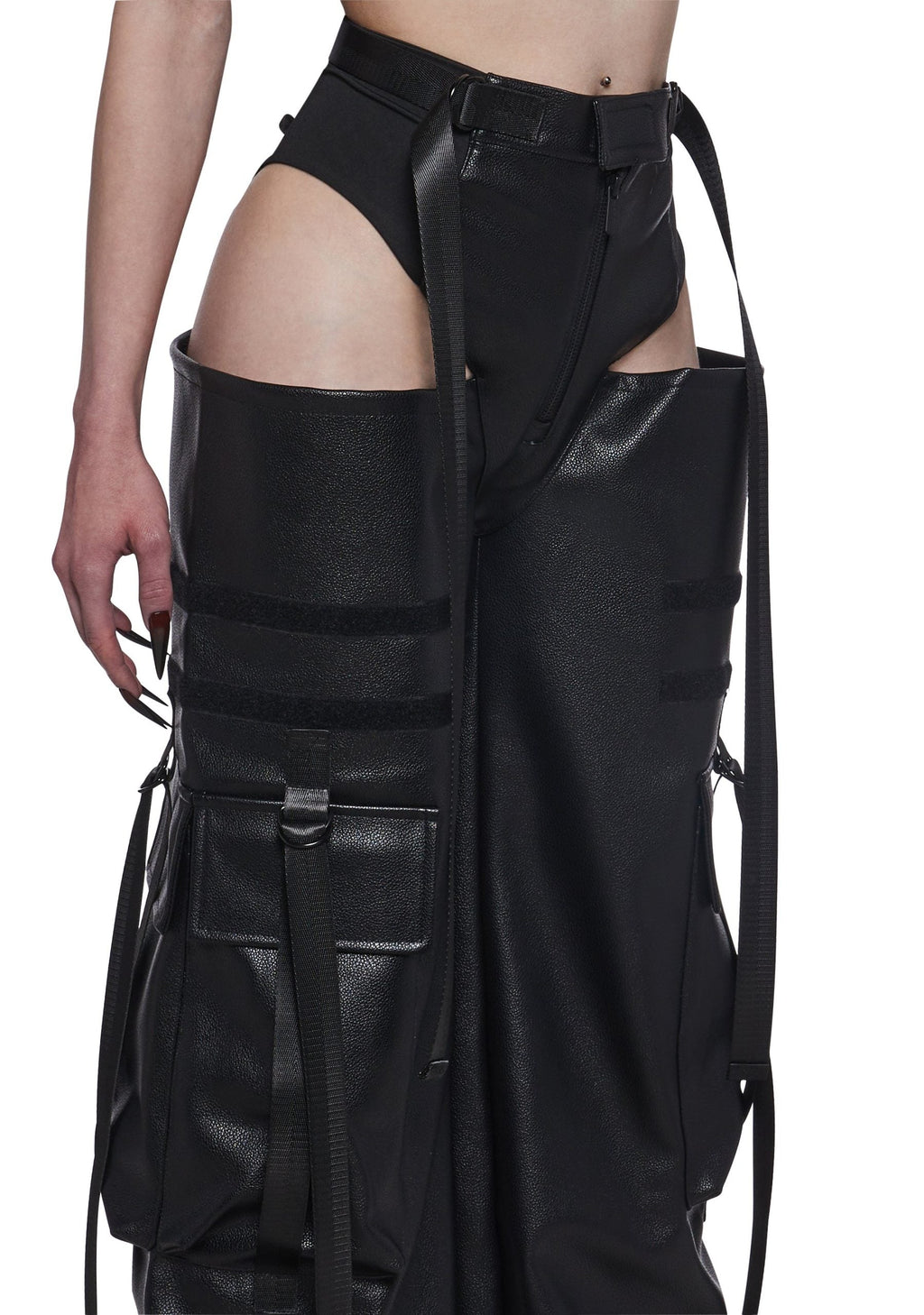 Vegan Leather Panty Trousers