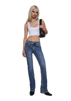 34″ Mid Rise Denim Jeans