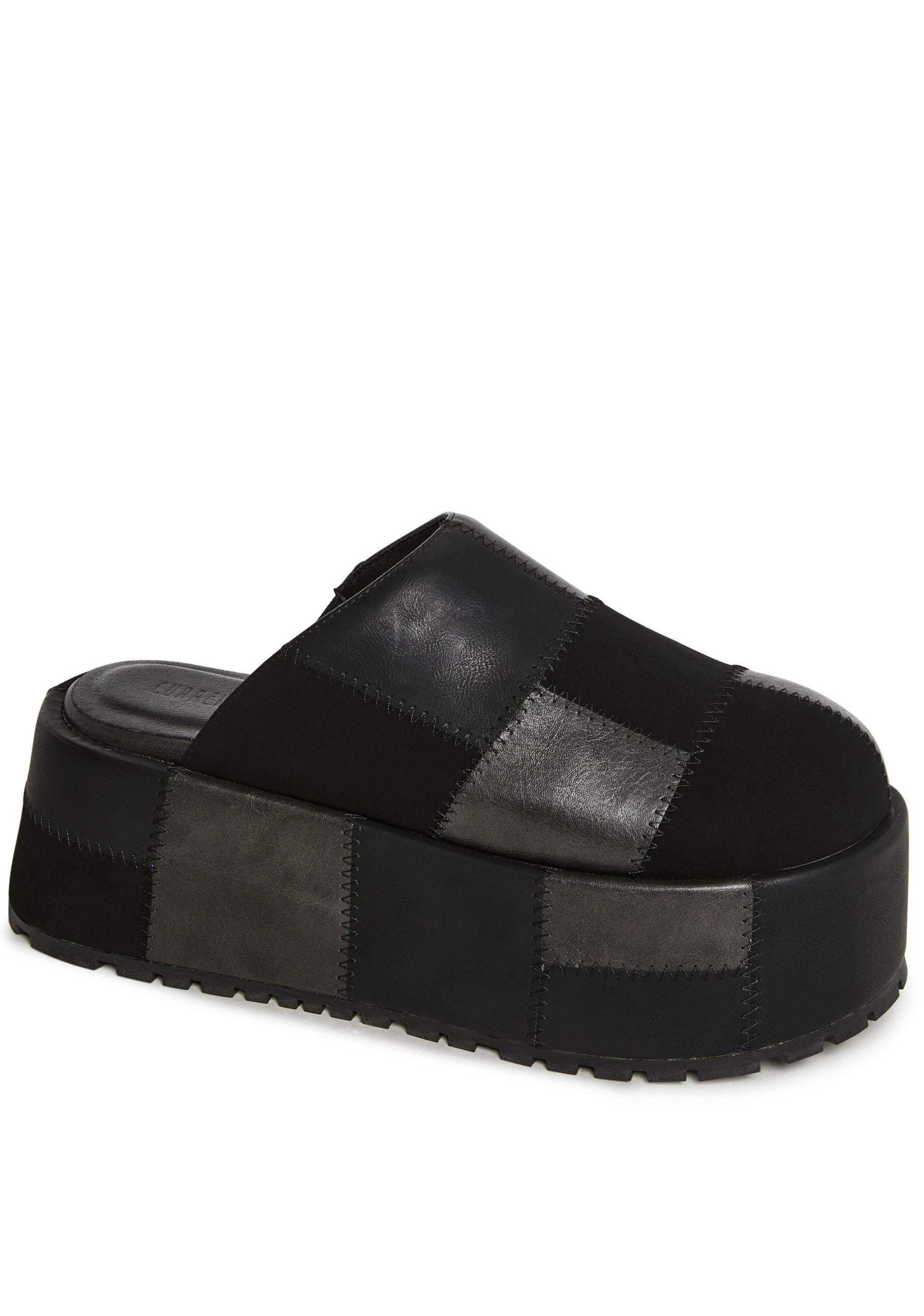 Gritty Rebel Platform Clogs – Black