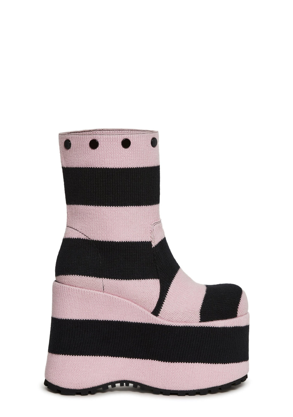Snuggle Lifestyle Platform Boots – Striped