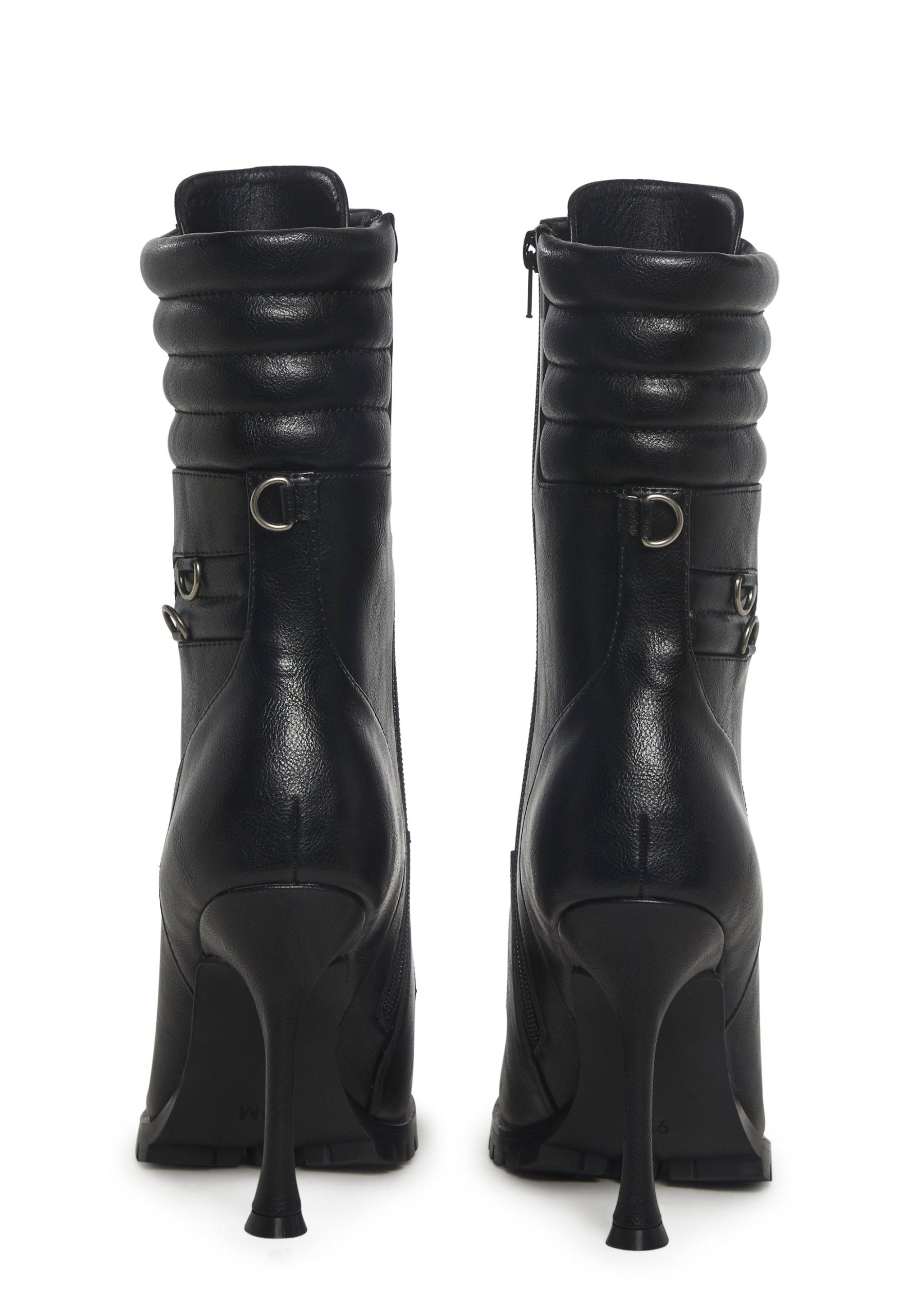 Future Frenemy Heeled Booties – Black