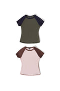 Casual Day Raglan Tee 2 Pack Set