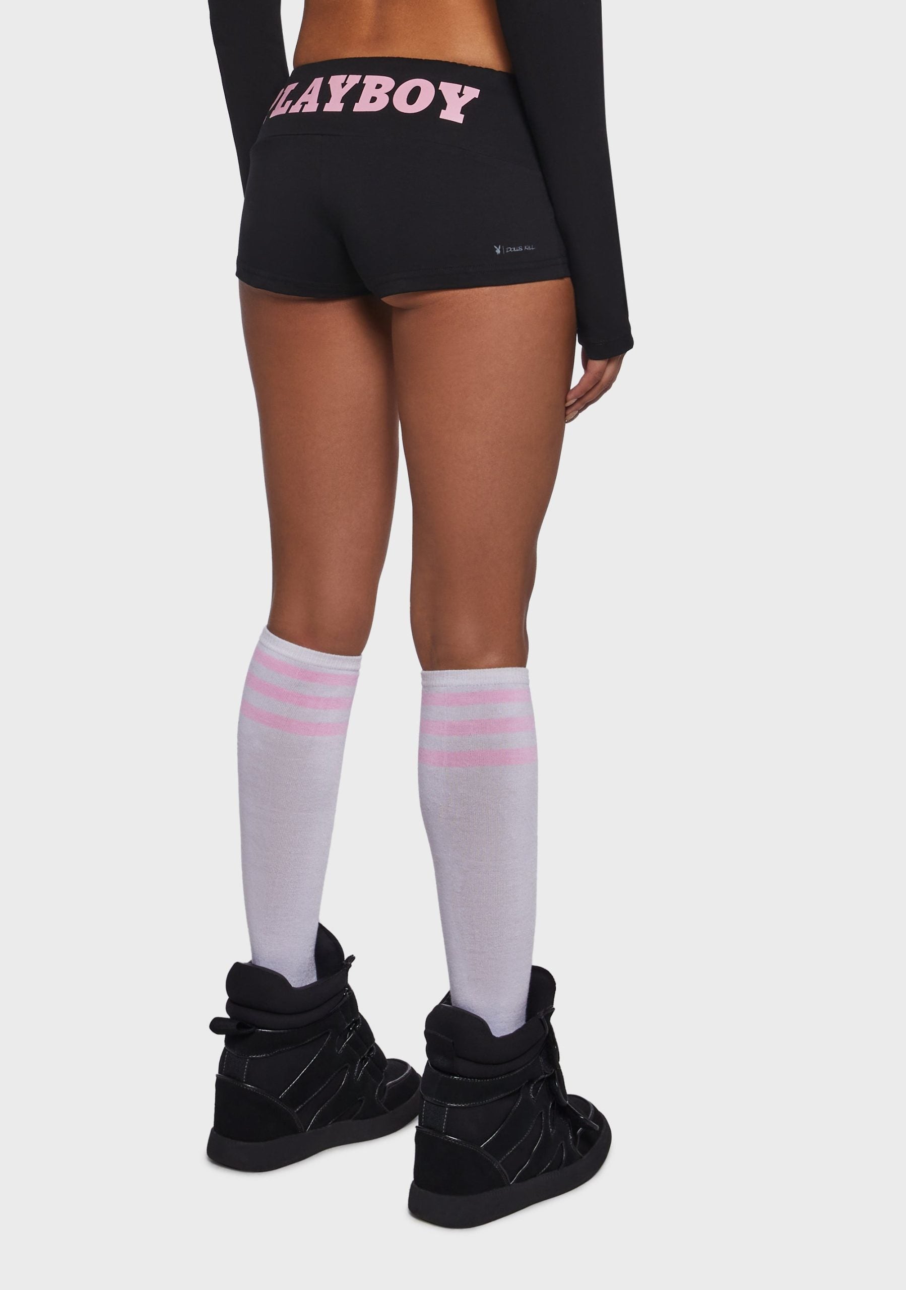 Playboy Mini Shorts – Black