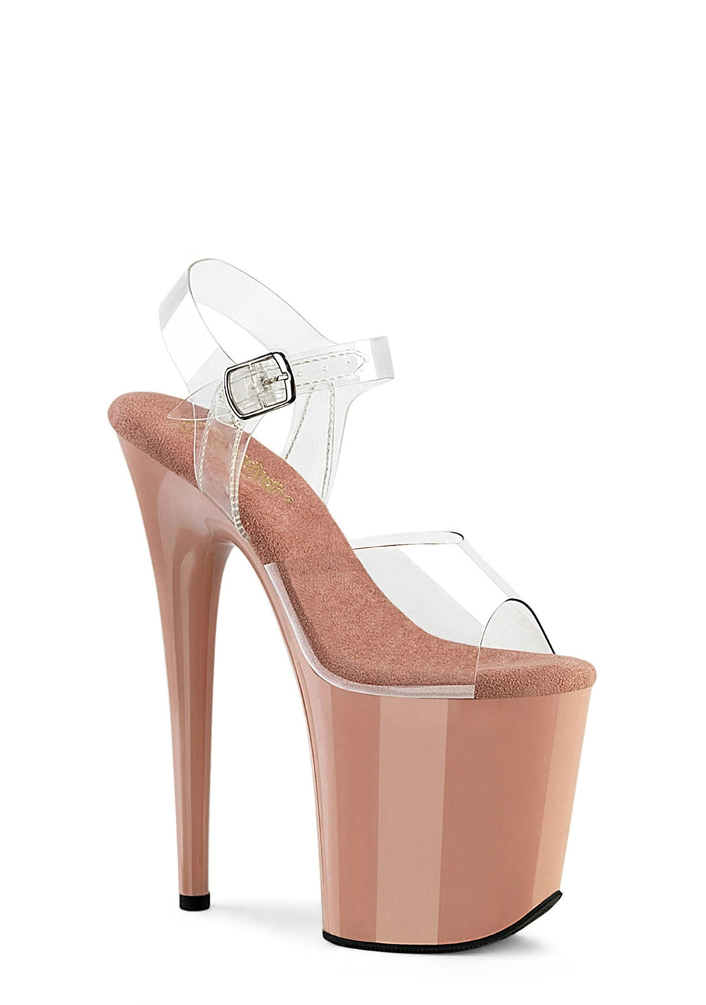 Flamingo-808 Platform Ankle Strap Sandals-Blush