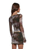 My Life Now Mesh Long Sleeve Top