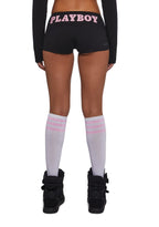 Playboy Mini Shorts – Black