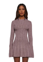 Cafe Reverie Mini Dress – Purple