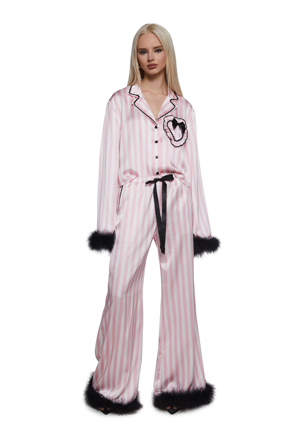 Retro Cutie Satin Sleep Pants