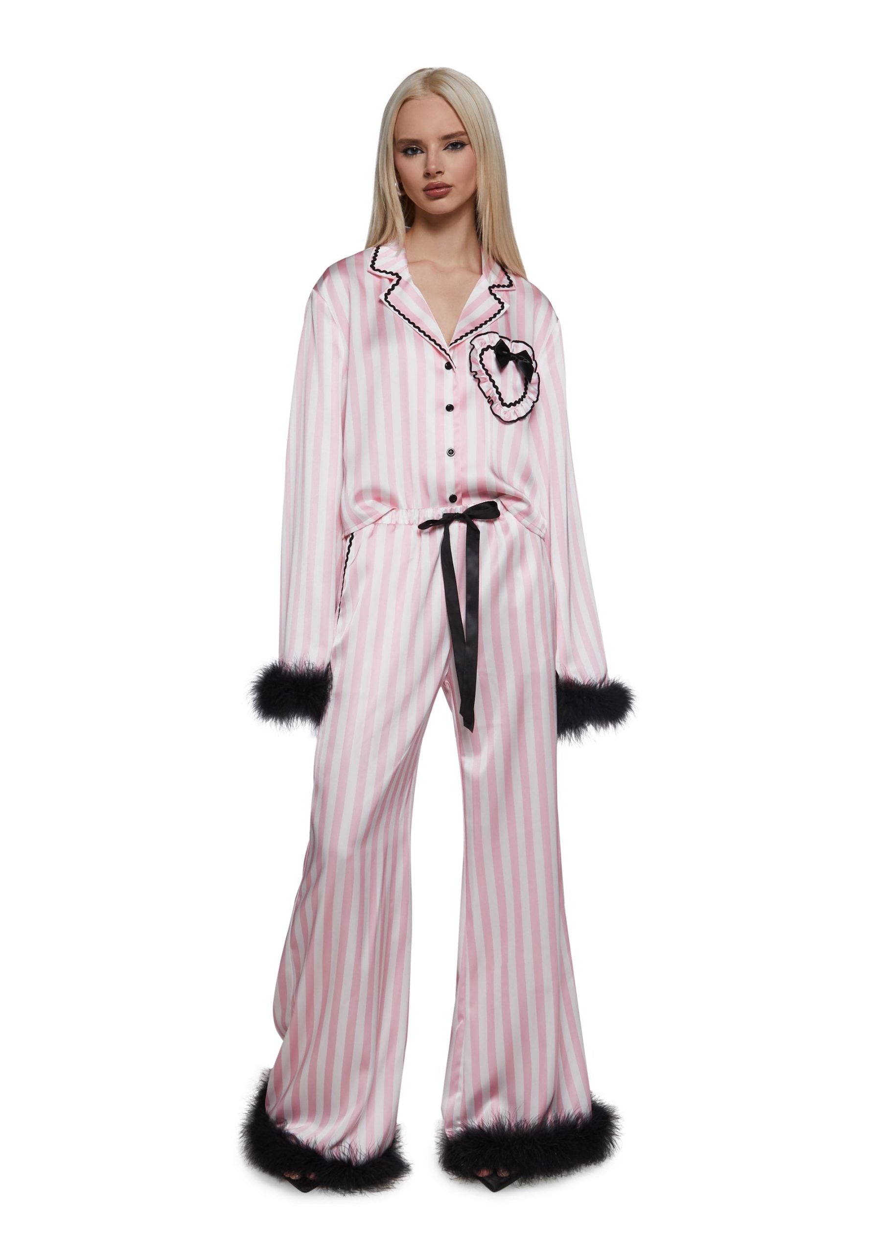 Retro Cutie Satin Sleep Pants