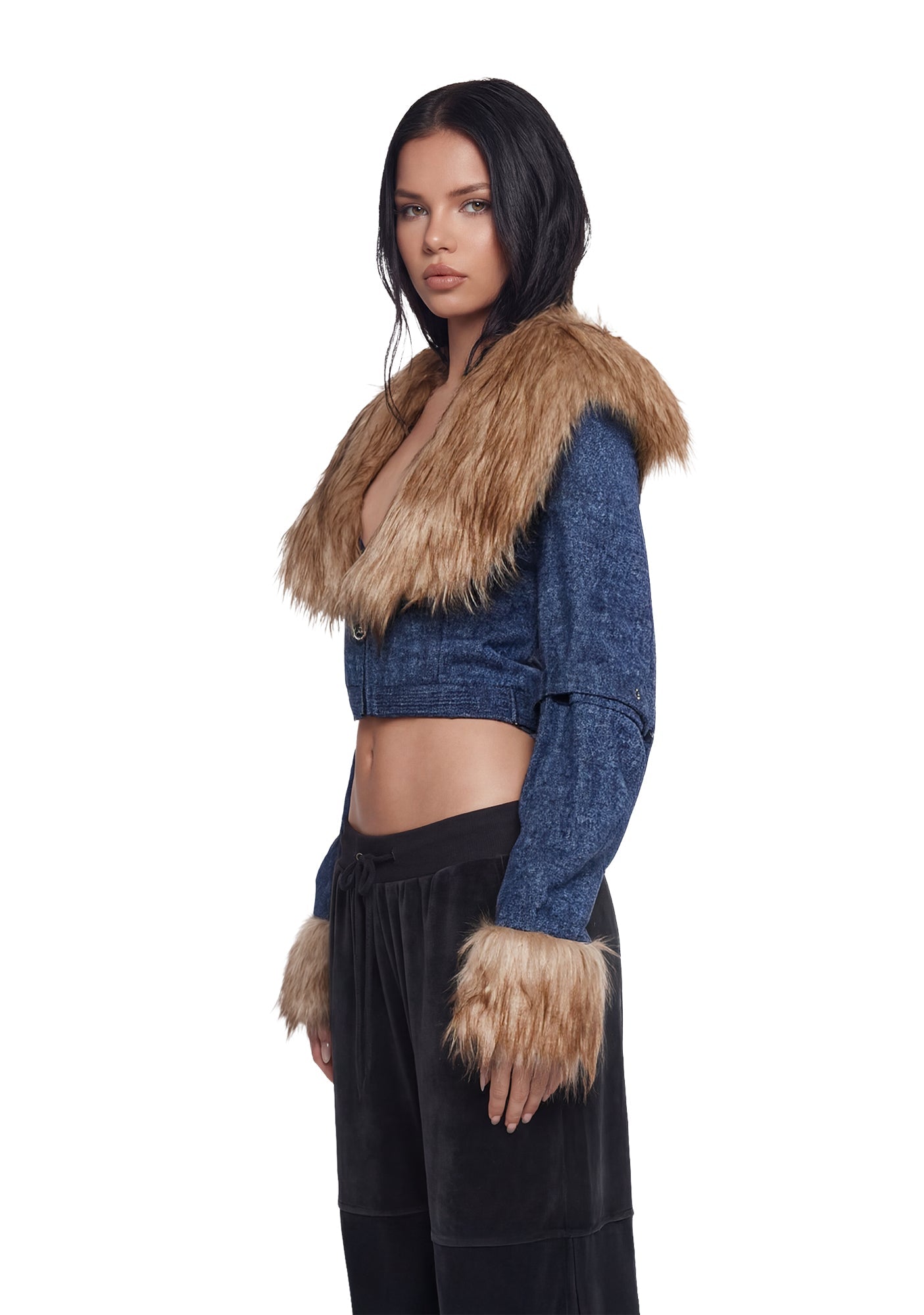 Covet Moto Jacket – Denim