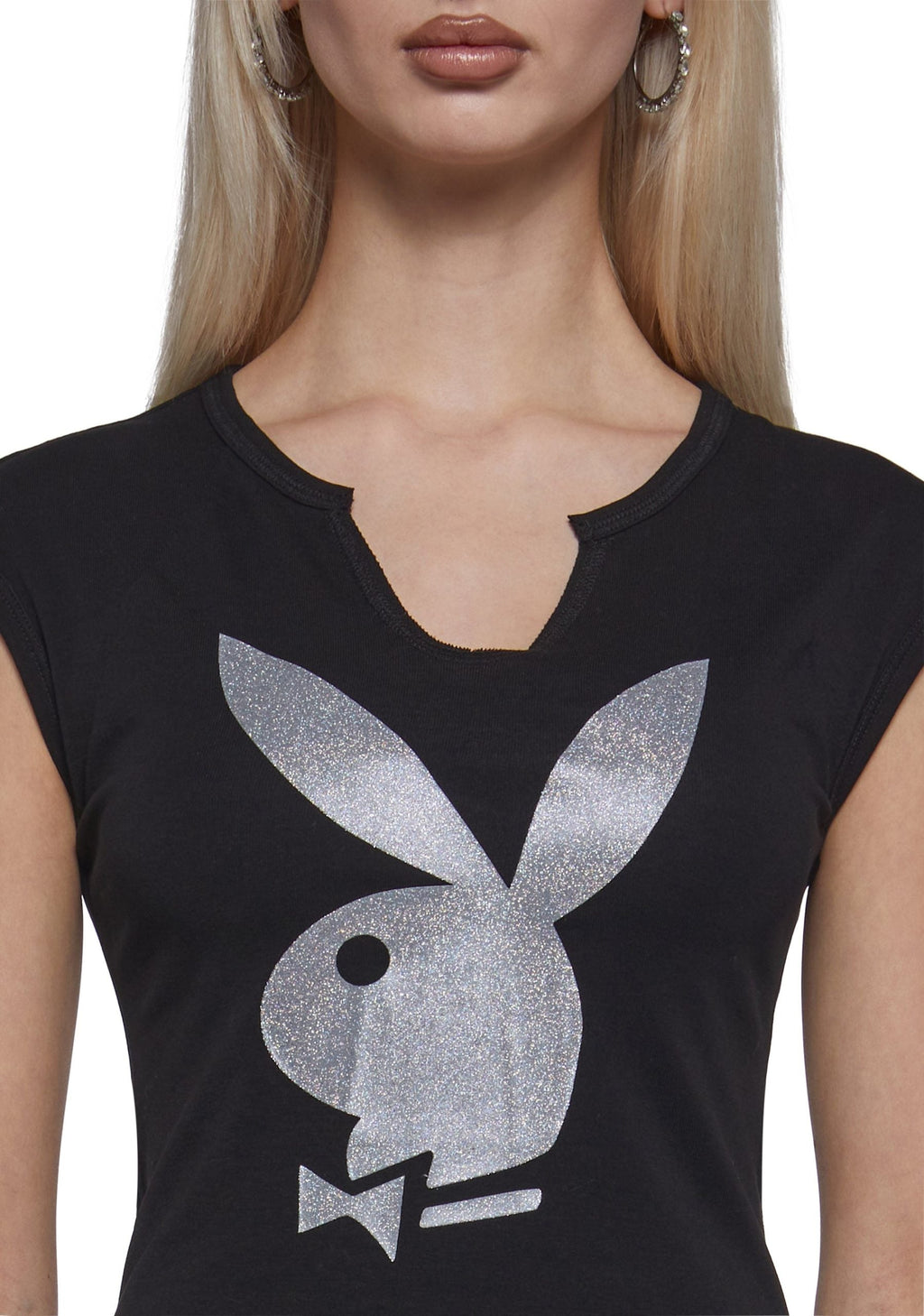 Playboy Bunny Glitter Tee
