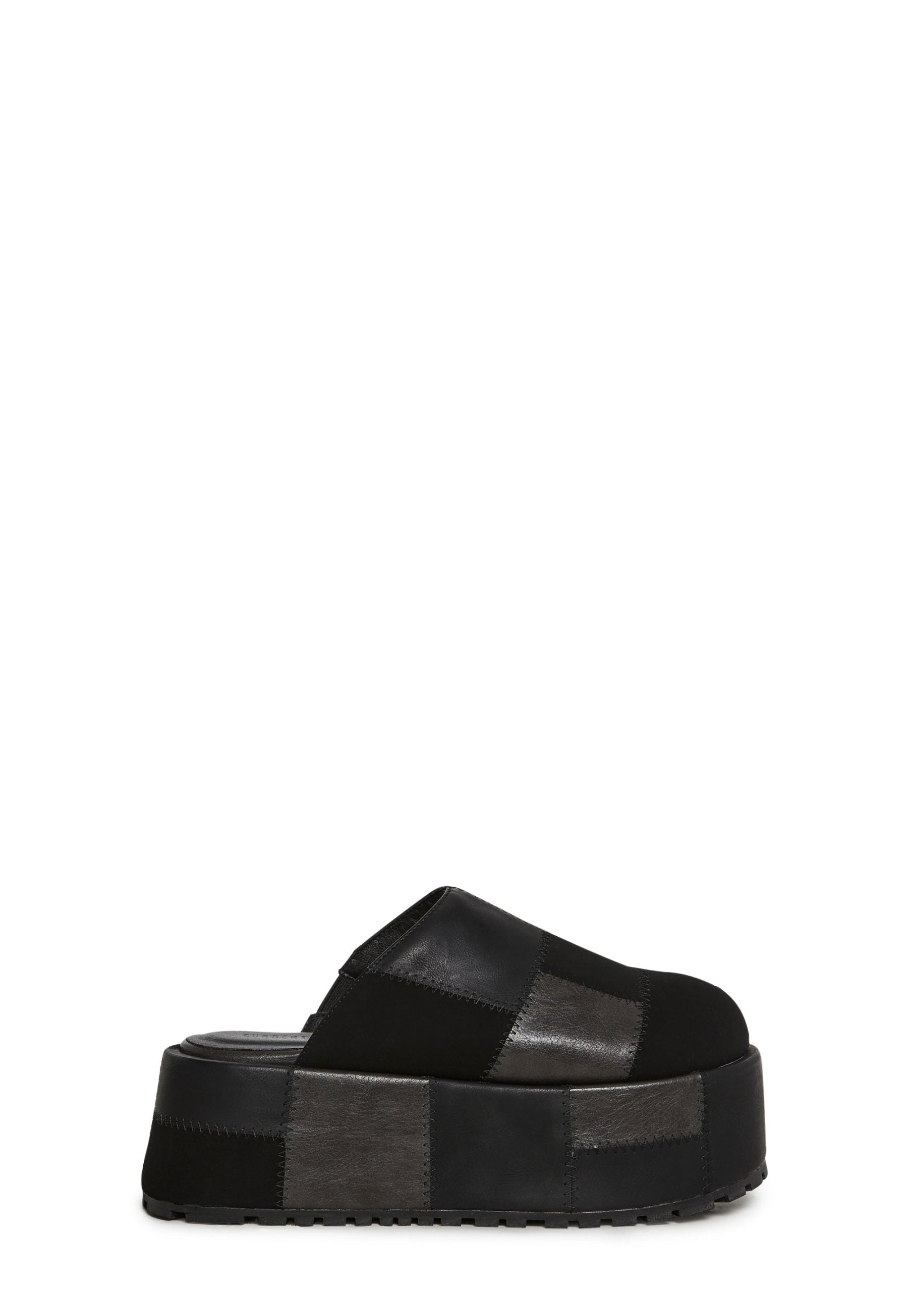 Gritty Rebel Platform Clogs – Black