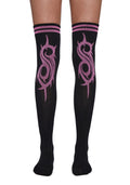 Slipknot Fan Thigh High Socks – Pink
