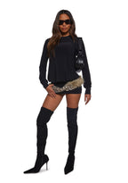 Class Clique Long Sleeve Dress – Black