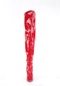 Seduce-3000 Thigh High Boots-Red