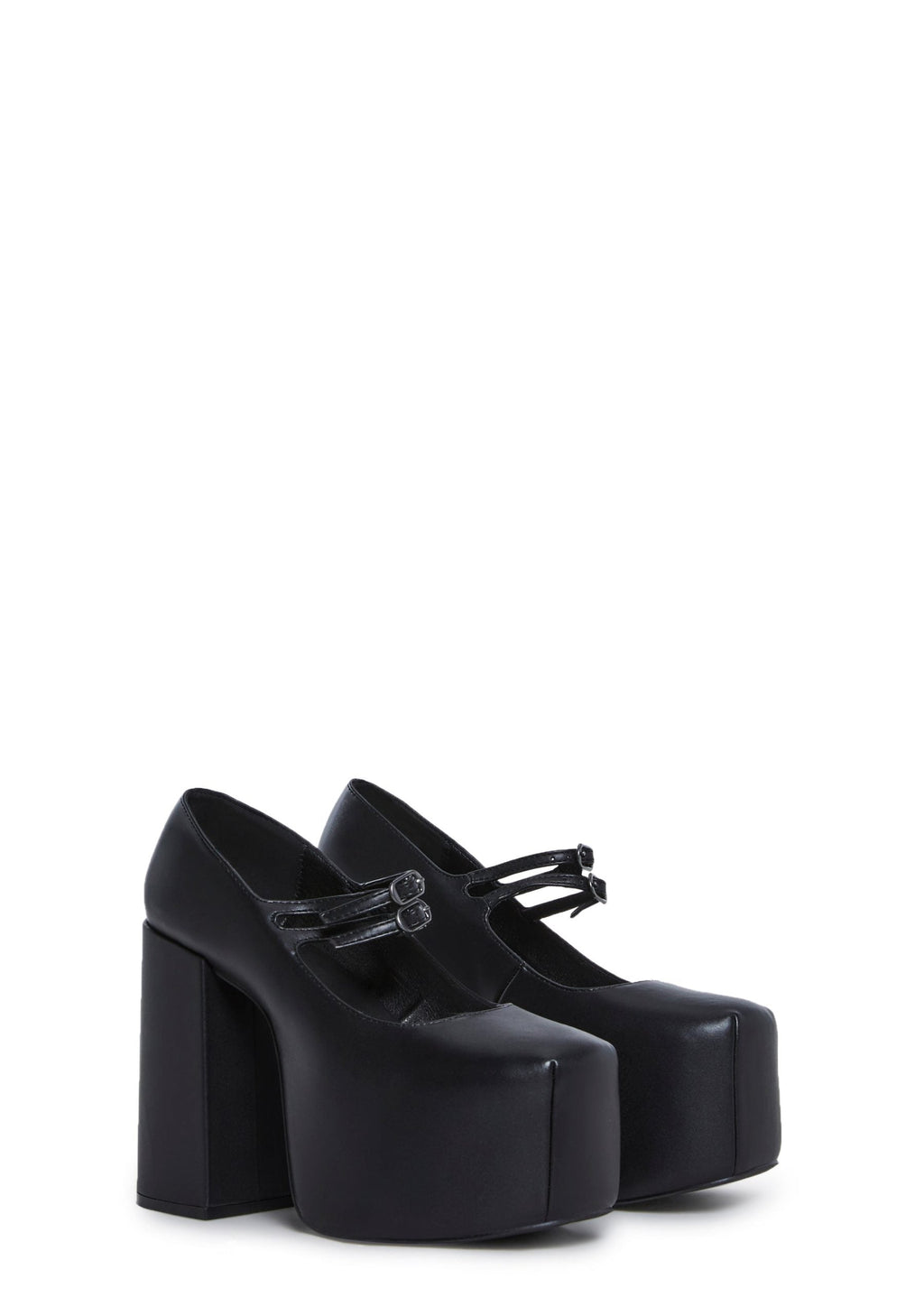 Macabre Meetup Platform Mary Janes – Black