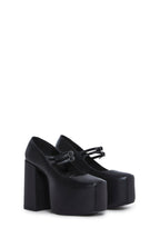 Macabre Meetup Platform Mary Janes – Black