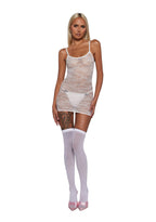 Boudoir Vamp Lace Cami Dress