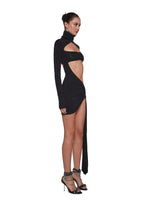 Dreamland Dancer Bodycon Dress – Black