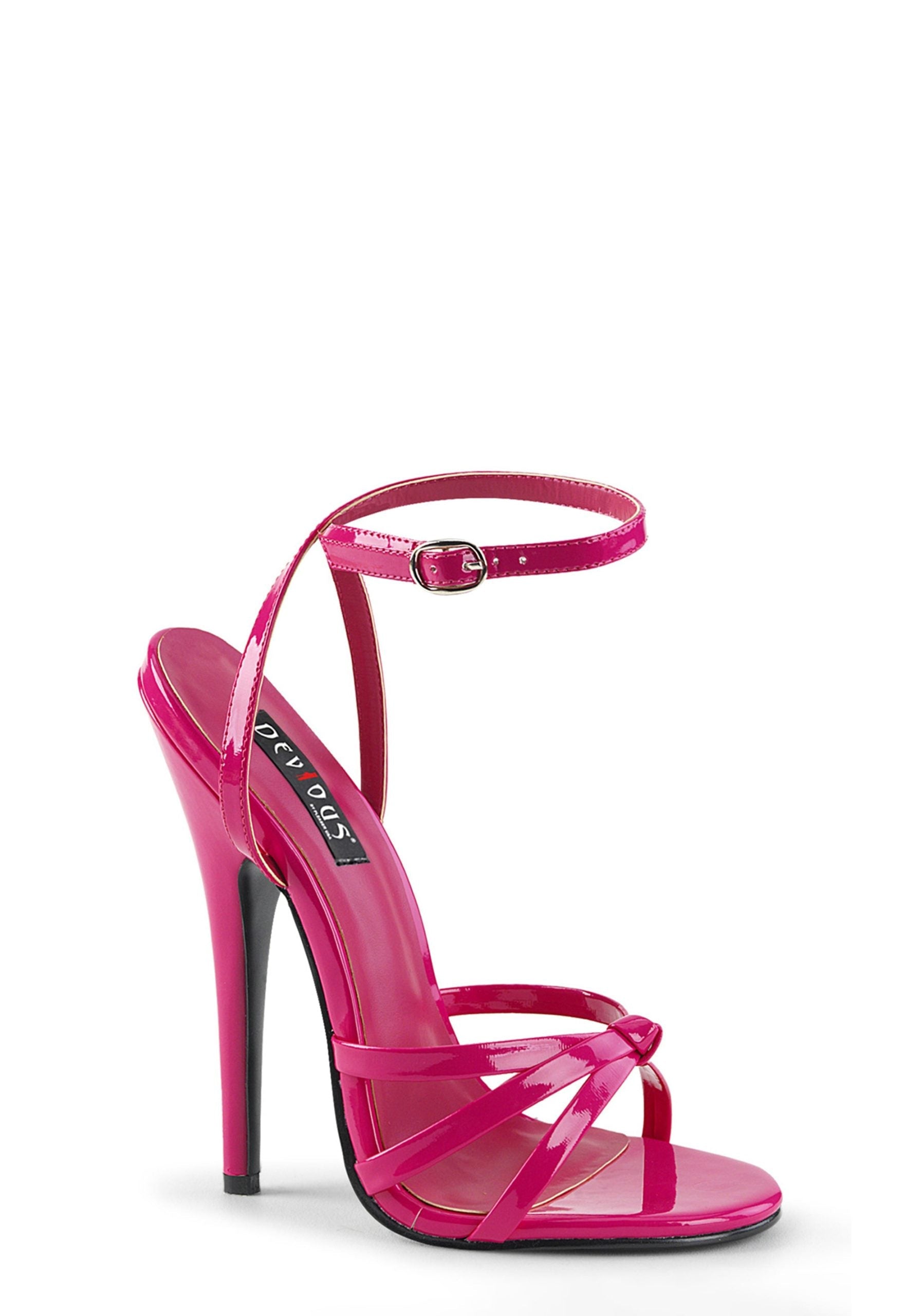 Domina-108 Wrap Heels – Pink