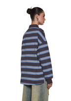 Status Update Oversized Rugby Top