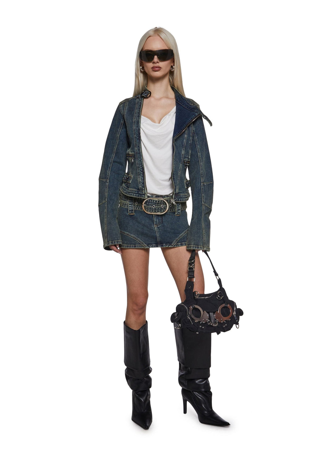 Norah Micro Skort – Denim