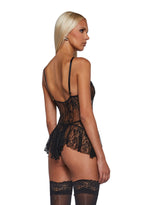 Midnight Kiss Lace Babydoll