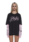 Playboy Twofer Long Sleeve Top