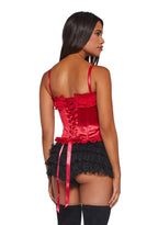 Romantic Age Corset Top – Red