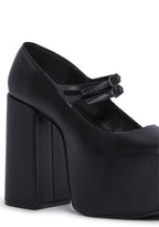 Macabre Meetup Platform Mary Janes – Black