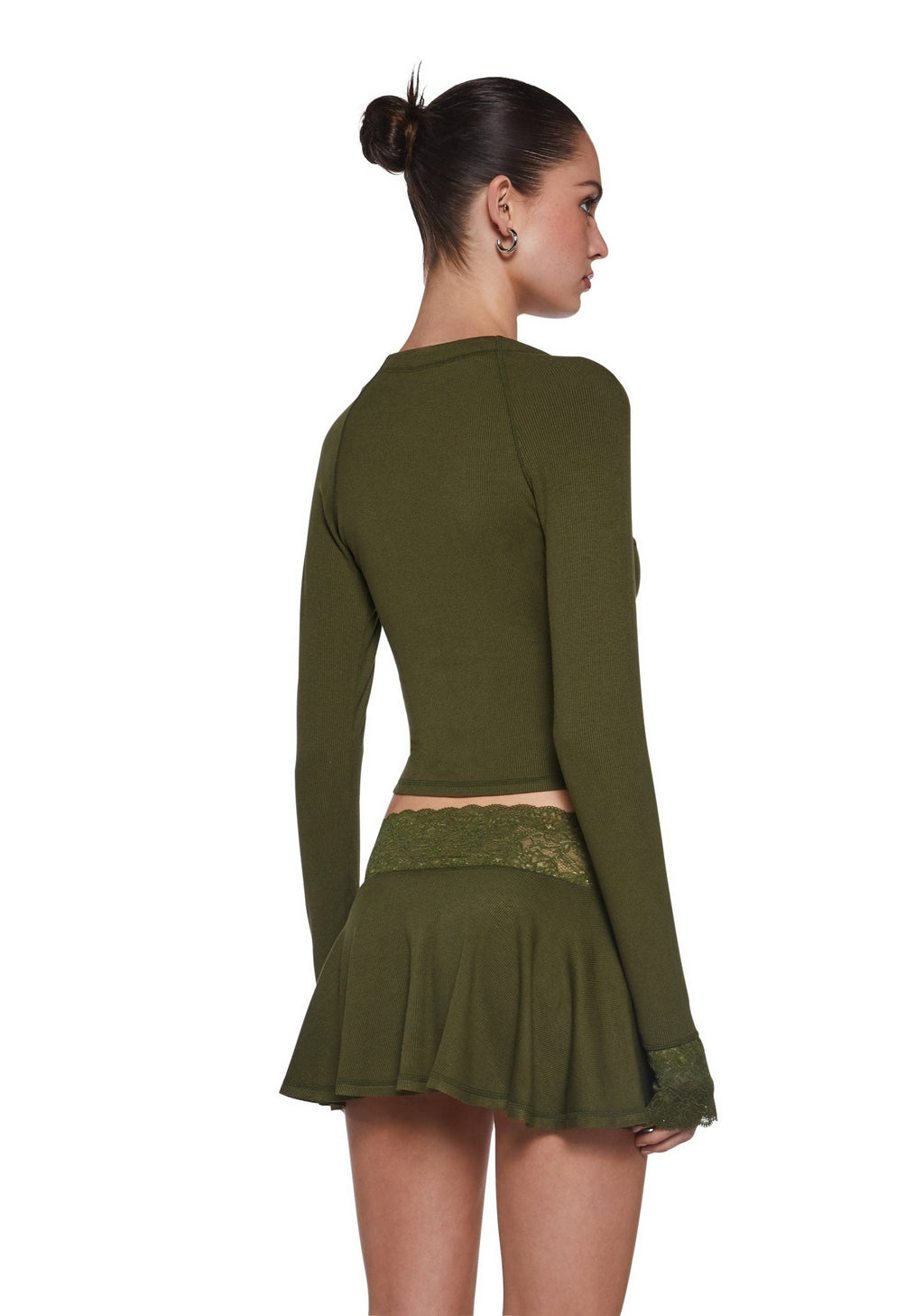 Hallway Season Skirt Set – Green