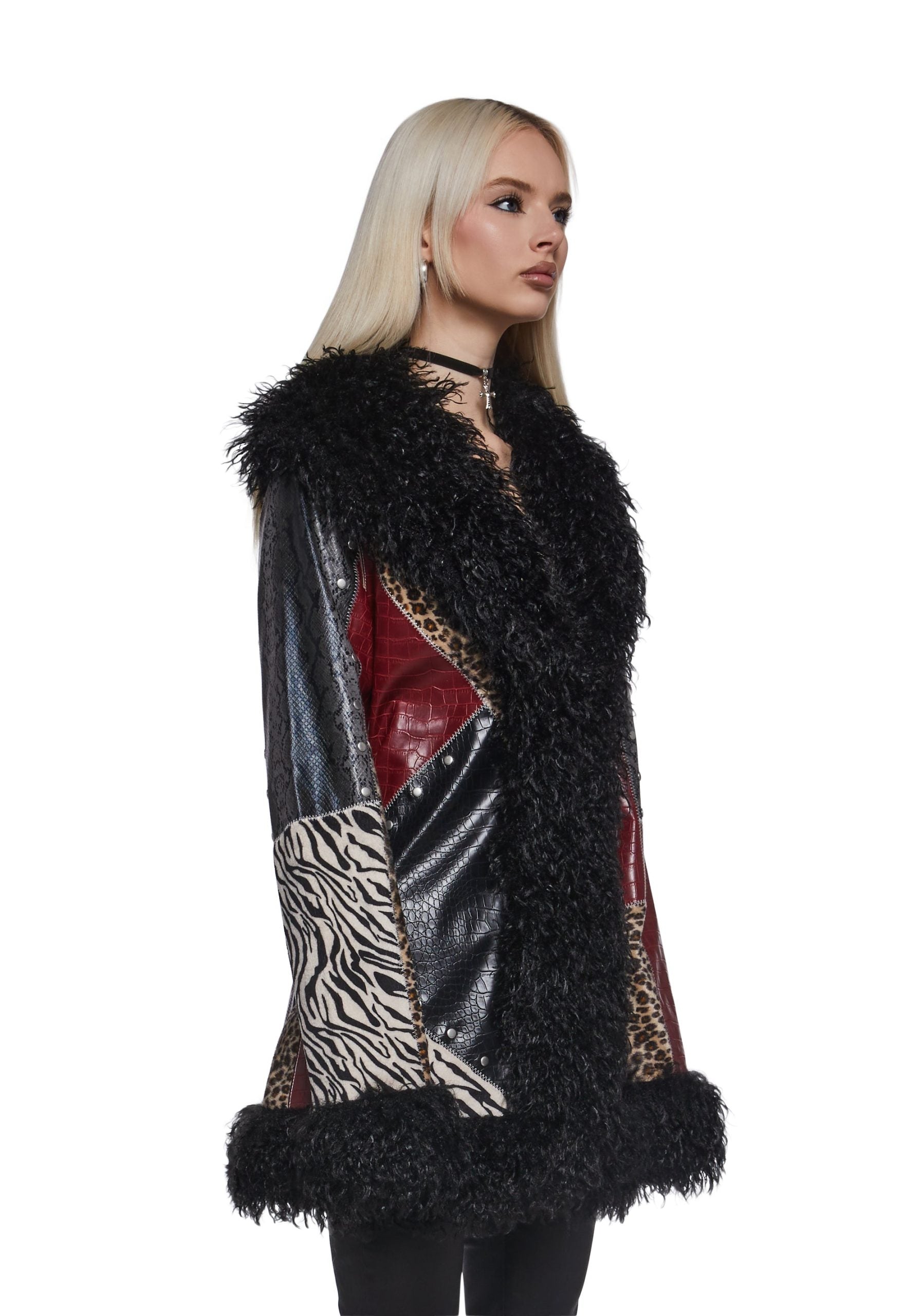 Savage Ways Patchwork Coat
