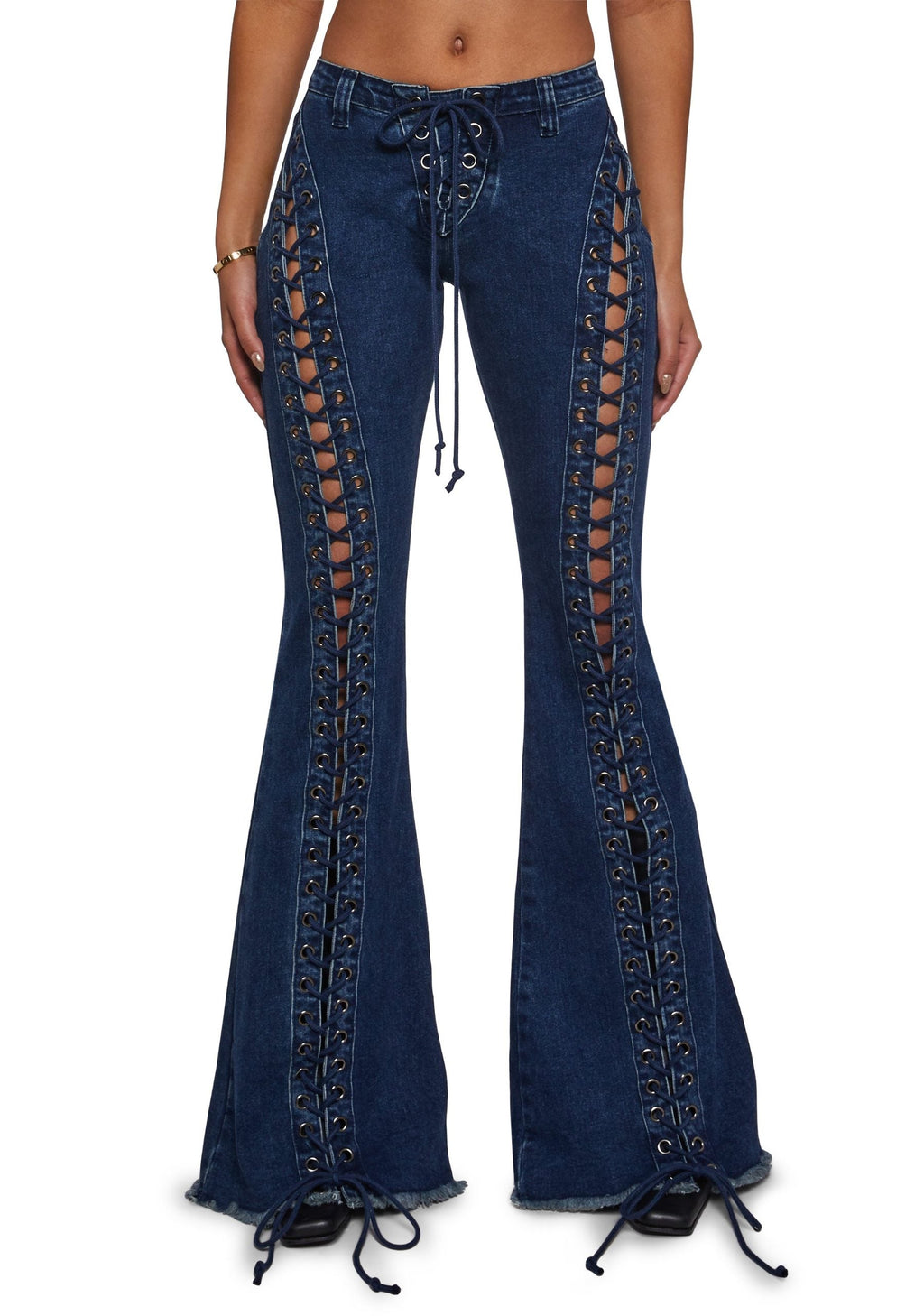 Wild Wanderer Flare Jeans – Blue