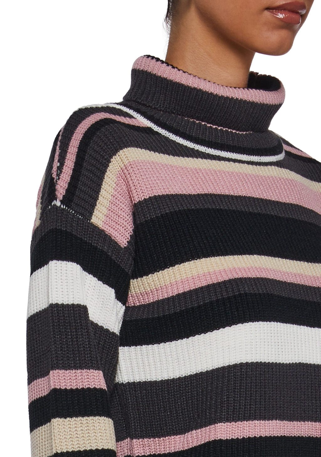 Cool Breeze Turtleneck Sweater – Pink