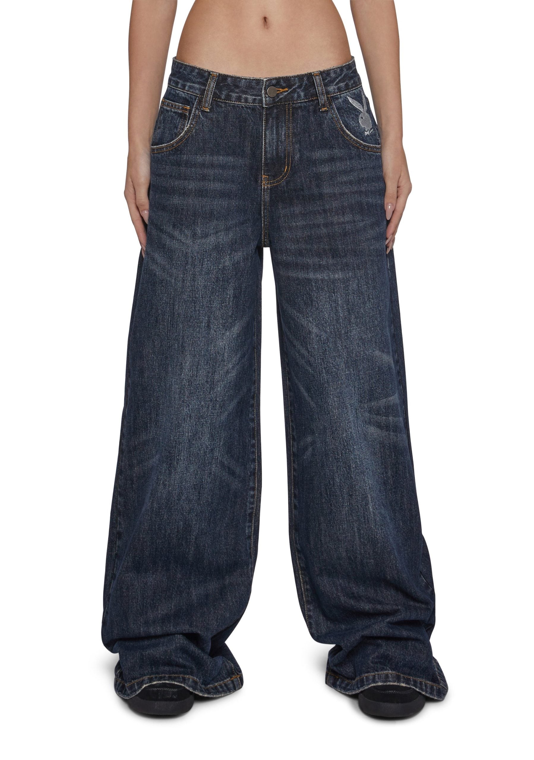 Sinful Attitude Wide Leg Jeans – Playboy