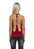 Celeb Status Halter Top – Red