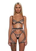 Playboy Bunny Kiss 3-Piece Chaps Set