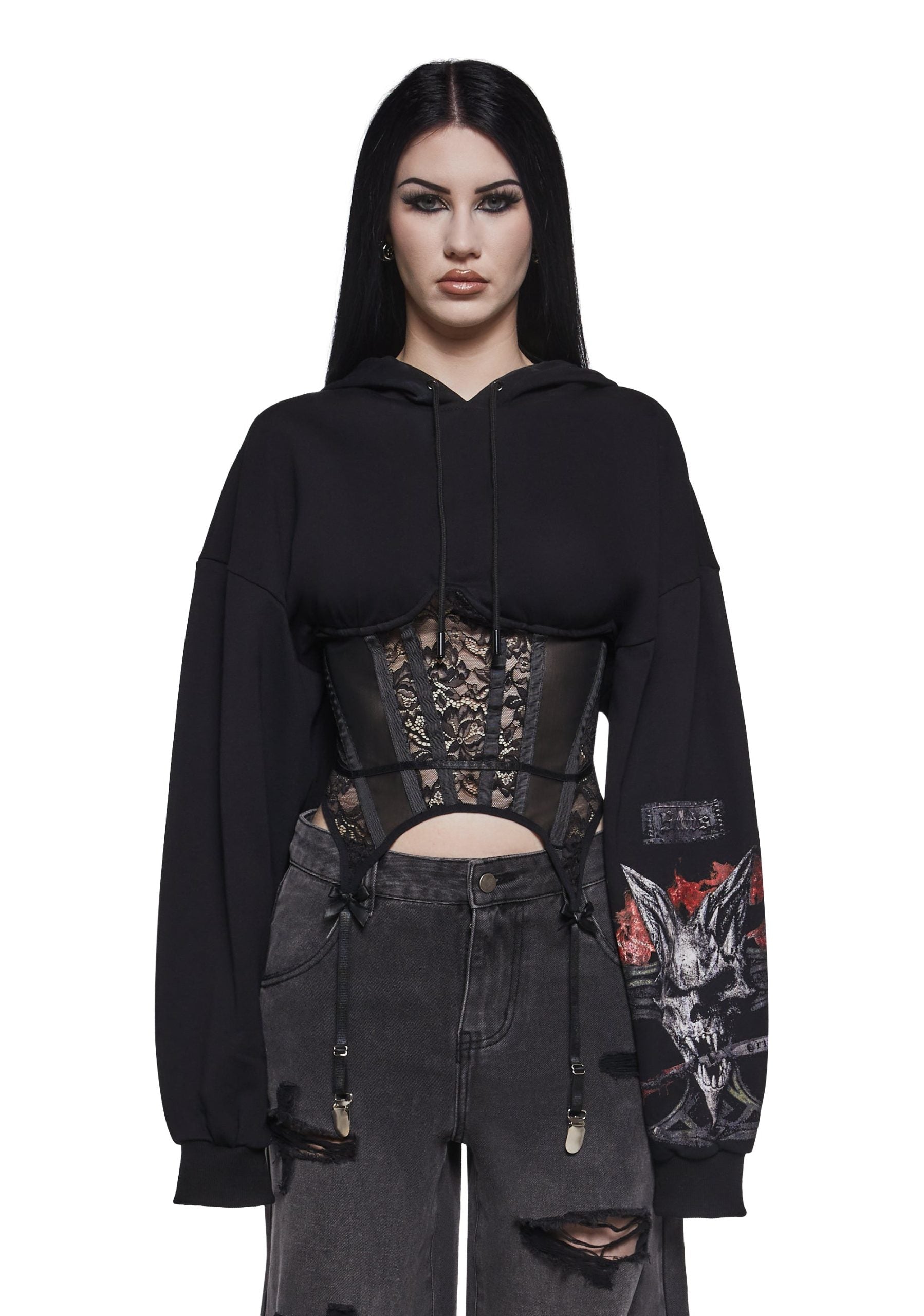 Rockstar Corset Hoodie