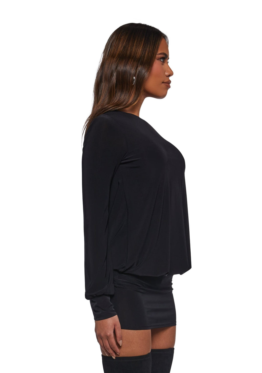 Class Clique Long Sleeve Dress – Black