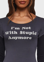Personal Growth Twofer Long Sleeve Top
