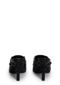 Flirty Advice Lace-Up Mules