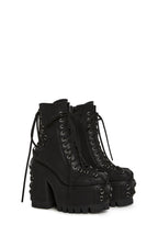 Woodland Lucid Dream Corset Boots – Black