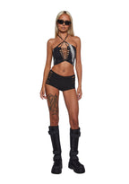 Obscure Visions Tie Dye Halter Top