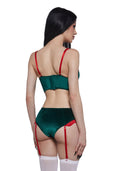 True Romance Lingerie Set – Green